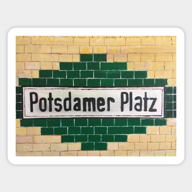 Potsdamer Platz, Berlin Sticker by golan22may